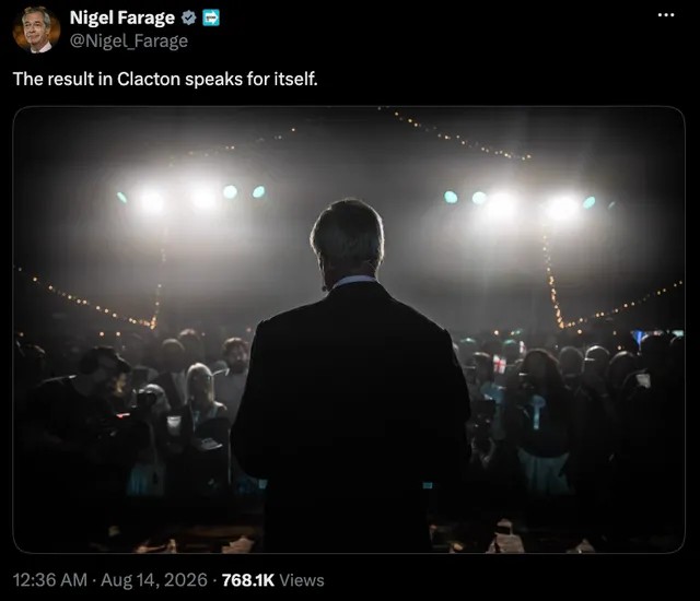 
			Власти Великобритании возобновили расследование криптоподарков Найджела Фаража после победы на дополнительных выборах		